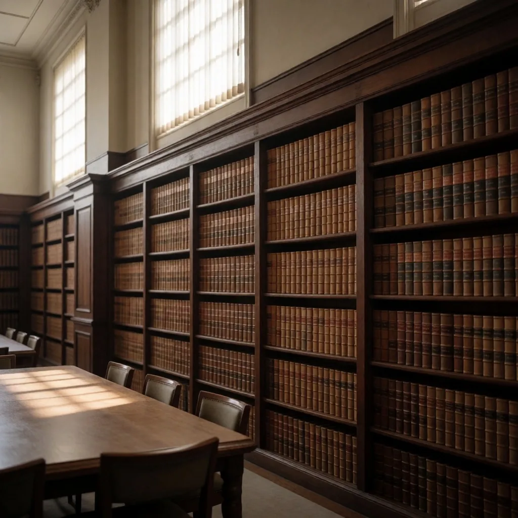 年金制度の資料が並ぶ図書館の閲覧室